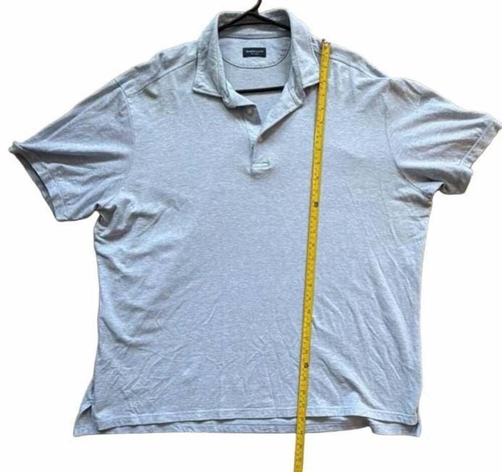 Proper Cloth Monterey Light Blue Cotton-Linen Blend Knit Polo Shirt